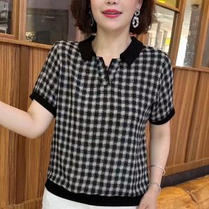 HUAXUNRAN | Plus Size Summer Womens Fashionable Youthful Polo Shirt