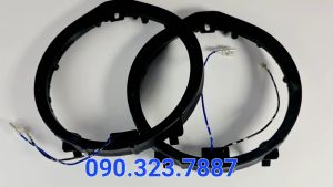 1 căp Dưỡng loa cánh Honda kèm giắc zin - Đế đệm loa Honda 6.5 icnh - 16cm (loại 1  viền dày).