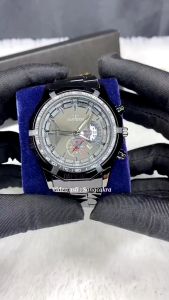 SRD Jam Tangan Pria Terbaru 2025 FNGEEN Jam Tangan Pria Dewasa Tahan Air Jam Tangan Anti Karat Stainlees Steel Luminous Display Nyala Tempat Gelap Kaca Tebal Hardlex Anti Gores Watch Waterproof Large Dial Besar Band Stainless Steel- J98