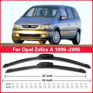 For Opel Zafira A 1999-2005 LHD 24"+22" Front Window Windshield Rubber Refill Wiper Car Accessories Car Wiper Blade