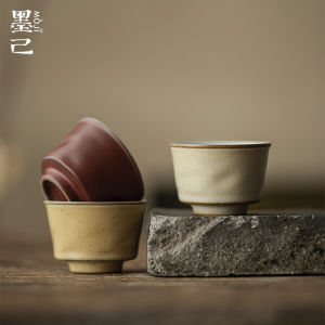 ชุดเครื่องดื่มชาเซรามิคแบบญี่ปุ่น ชานมสีเดียว ทำจากมือ ชาน้ำชาสำหรับใช้ในบ้าน ชุดเครื่องดื่มชาแบบใช้แล้วทิ้ง
