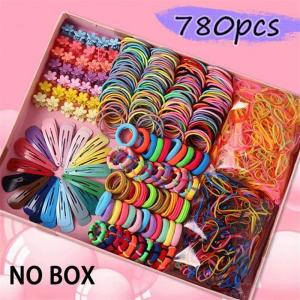 Simple Hair Accessories Set New Hair Ring Rope Hairpin Rubber Band Fashionable Hairwear Basic Hair Ties for Women