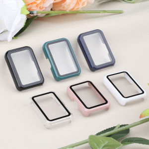 Suitable for Samsung Galaxy Watch Fit3 case fully covered tempered glass screen protector hard PC bumper anti drop resistant