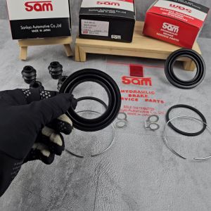 SIL SEAL PISTON REM CAKRAM RODA DEPAN TOYOTA VIOS GEN 1 2003 SAMPAI 2006 KIRI KANAN 1SET SAM