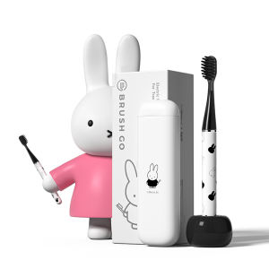 Miffy Electric Toothbrush Soft Bristle Adult Sonic Travel Portable Set Mens Womens Long Battery Life Couples Kit