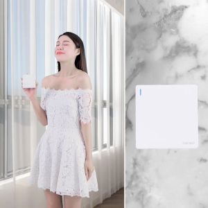 [SIRIM] ZENSO Swicth-Grande Series  (White)  Frameless Switch & Socket Suis Lampu Rumah