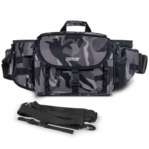 Goture Multifunction Fishing Bag Waterproof Wear resistant Scratch resistant  Oxford cloth Bag For Fishing Hiking Cycling