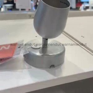 Lampu Sorot Plafon Aluminium Dengan Kap Kepala Dapat Disesuaikan WMO IK7624