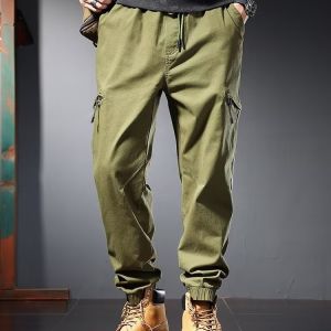Loose Casual Workwear Trousers for Men Harlan Style Summer New Arrivals Long Pants Youthful Vitality All Seasons Regular Thickness