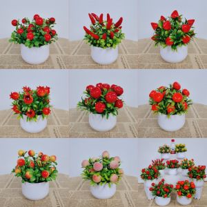 Bông Hoa Giả Trung Quốc Đồ Trang Trí Nhà Đồ Trang Trí Phòng Khách Bàn Ăn Bông Hoa Nhựa Hoa Giả Đồ Trang Trí Không Gian