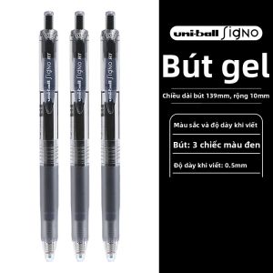 Uni Mitsubishi Pencil | Bút Đen Trung Tính Dạng Bấm Chống Thấm 0.5mm