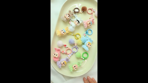 DIY Colorful Keychain - 3D Lovely Backpack Accessory Gift