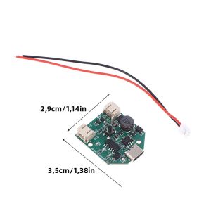 3 Tốc Độ Tốc Độ Vô Cấp Type-C Micro USB Sạc Bàn Mini Quạt Cầm Tay Bảng Điều Khiển PCB Mô-đun Ổ Đĩa Quạt 9V Để Làm Mát