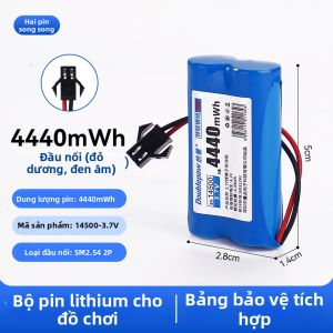 Doublepow | Xe Điều Khiển Từ Xa Sạc Lại Được Dung Lượng Lớn Pin 14500/18650