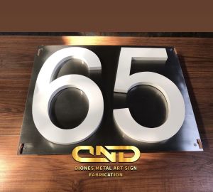 Metal House numbers sign/3D number door sign