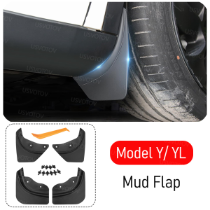 Mud Flaps For Tesla Model 3 Model Y YL Juniper Standard 2025 2026 Splash Guard Fenders Mudguards Mudflaps Car Travel Accessories