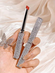 Bailaimei Silky Moisturizing Lipstick Matte Finish Waterproof Long-lasting Non-stick Cup Tomato Red Lipstick for Women