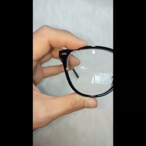 Kacamata Trend Korea Oval Oversized Lensa Minus Ready Ukuran -0.50 -0.75 -1.00 -1.25 -1.50 -1.75 -2.00 -2.50 -3.00 -3.50 -4.00 Untuk Pria Wanita - BEST PROMO