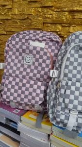 Balo caro thời trang nam nữ đi học phong cách ulzzang Hàn Quốc cặp đi chơi đựng laptop sách vở siêu nhẹ