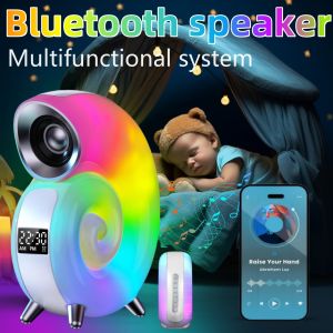Bluetooth Speaker 15w RGB Atmosphere Lamp Wireless Charger Charger Smart Light