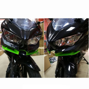 For Kawasaki Ninja 400 250 2018 2019 2020 2021 2022 2023 2024 Front Wheel Fender Beak Nose Cone Extension Cover Extender Cowl