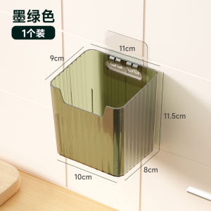 กล่องใส่ของแบบติดผนังพลาสติกใสสำหรับเก็บของเล็กๆ โทรศัพท์มือถือ กล่องเก็บของบนโต๊ะหน้าเตียง