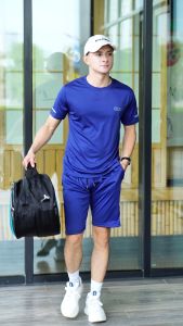 Bộ Thể Thao Cổ Tròn 2c Thun Co Dãn Thoáng Mát Thoải Mái