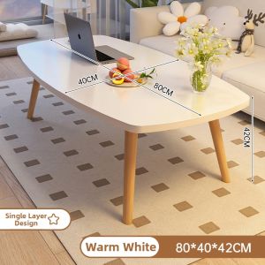 ZHUOHE | Rent-House Small Living Room Simplified Elliptical Tea Table