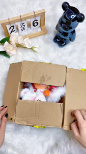 Lồng đèn Trung Thu rọ Labubu Baby Three thú bông dễ thương LED sáng đẹp hot trend mùa trung thu