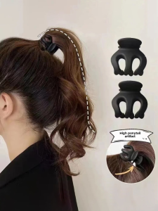 High Ponytail Pumpkin Clip Fixed Hair Accessories New Design Hair Grips Back of Head Claw Clips Hair Cards Tail Clippers