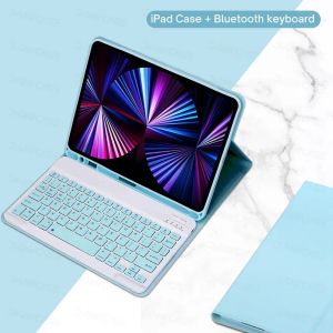 For iPad Backlight Keyboard Case For iPad 10.2 9 8 7th Gen iPad 10th Air 3 10.5 Pro Air 4th 5th 10.9 Pro 11 12.9 9.7 5 6th Cover