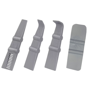 4pcs Micro Squeegee Car Vinyl Wrap Tool Kit Different Angled Edge for Car Body Wrapping Window Tint Decal Film Installation Tool