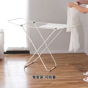 ราวตากผ้าสแตนเลส ราวตากผ้า laundry rack ยืดได้ ราวตากผ้าสองชั้น clothes drying rack ราวตากผ้าแข็งแรงทนทาน ราวตากผ้าพับได้ พับเก็บง่าย