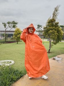 Jas Hujan Jumbo Big size Mantel Gamis Muslimah Tripper