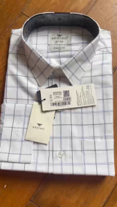 sơ mi dài tay Aristino ALS23403 dáng regular fit vải sợi tre