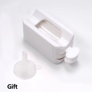 LULAA Dip Powder Recycling Tray System Nail Dip Tray Nail Powder Container With Scoop Nail Dipping Kit Storage Box for Nail Art