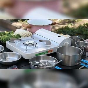 SENGOKU Portable Gas Stove Portable Gas Stove Camping Dapur Camping Mini Gas Portable Gas Cooker Dapur Portable Camping