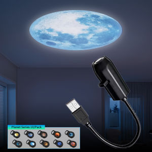 USB Projection Night Night 5V Planet/Starry Sky/Galaxy Theme Plug in Projection Lamp Festival Indoor Ceiling Wall Ambiance Dec