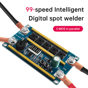 Mini Spot Welder 12V18650 Lithium Battery Energy Storage Spot Welding Machine PCB Circuit Board Portable Soldering Equipment