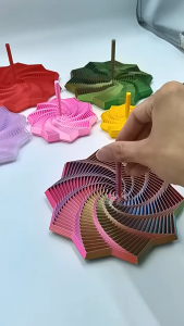 Đồ Chơi Giải Stress Tháp Ngôi Sao 3D – Ngôi Sao 10 Cánh Xoắn Ốc Có Tay Cầm Trang Trí Bàn 2026