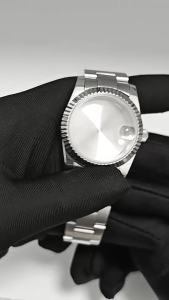 RICHUS NH35 Stainless Steel Watch Case 36/39mm Silver Fit NH35 NH36 ETA2824 2836 Miyota82 Movement Watch Accessories