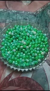 Mote manik manik Bulat Rose ukuran 6mm Berat 10 gr
