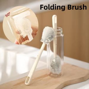 20PCS Detachable Soft Scrubber Brushes for Cleaning Sports Bottles Coffee Pots Wine Glasses Glassware Mugs Baby Bottle Brush