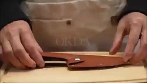 Chef Knife Japanese Knife Sharp Mongolian Knife Meat Knife Stainless Steel Cooking Knife Protective Leather Cover