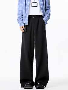 Quần Ống Đứng Màu Trơn Cleanfit Dành Cho Nam Phong Cách Mỹ Cổ Điển Rộng Rãi Đa Năng Quần Dài Thường Ngày Cho Thanh Thiếu Niên