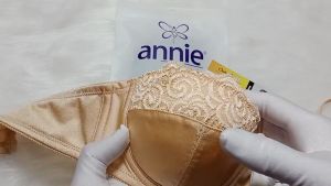 Áo Ngực Nữ ANNIE Tạo Phom Ngực Đẹp Không Mút  - Cup Ngang - Phối Ren BRA 8150