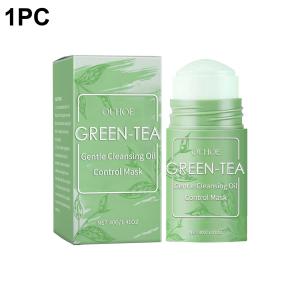 EELHOE | Green Tea Clay Mask Stick Natural Green Tea Extract Deep Pore Impurities Cleansing Oil Balance Antioxidant Soothing Face Mask