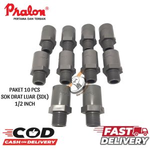 (10pcs)sdl sock drat luar 1/2"Inch Merek Pralon bahan tebal/Valve Socket 1/2"AW /sock drat luar 1/2"