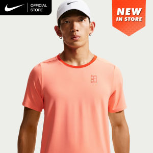 NikeCourt Advantage Mens Dri-FIT Tennis Top - Atomic Pink [FZ6911-605]