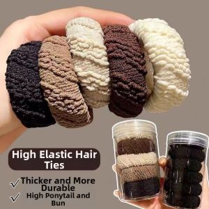 GUOQI | Non Hair Damage High-end High Ponytail Wide Thick Elastic Hair Tie